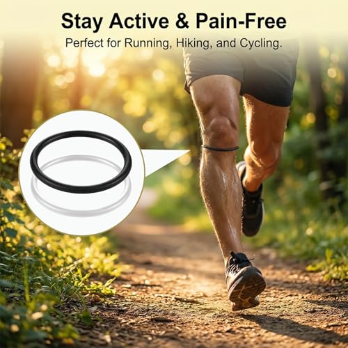 cobee 6Pcs Patella Band, Patellar Tendon Support Strap, Basketball Knee Bands Basketballs Accessories, Elastic Patella Knee Brace for Men Women Running Basketball Sports Soccer Hiking Jumpers (Black)