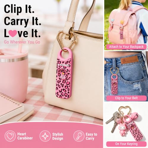 Rechargeable Personal Safety Alarm for Women - color: Cheetah