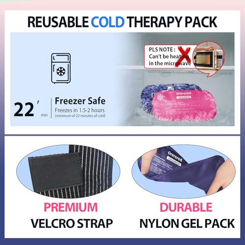 Reusable Cold Ice Packs for Injuries,3-Piece Set - color: 3pcs-blue