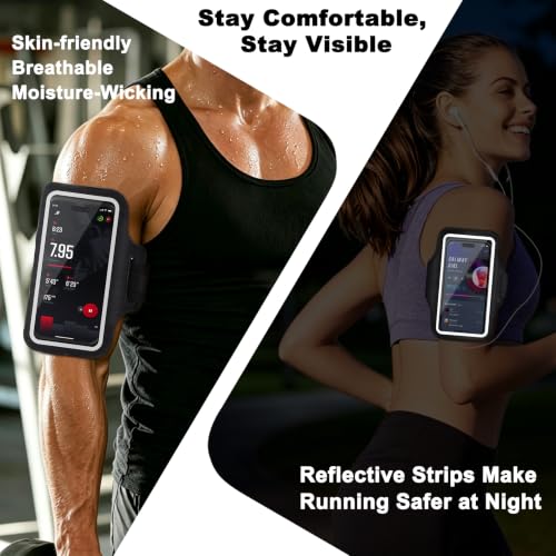 Running Armband Phone Holder with Card Slot for Gym Workout - size: 1 Pack
