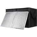 1-Pack Insulated Food Delivery Bag with Hard Bottom, 3X-Large, Black - color: Black, size: 3X-Large with Hard Bottom