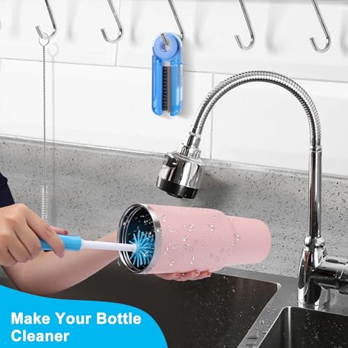 XANGNIER Water Bottle Cleaner Brush Kit for Owala/Stanley/Yeti Tumbler Cup - size: 3 pack