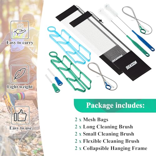 Feekoon Reservoirs Backpack Hydration Bladder Cleaning Kit - color: Blue & Green
