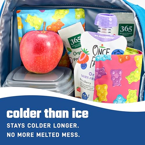 Fit & Fresh Cool Coolers Soft Ice Packs for Lunch Bags & Coolers, 2pk - color: Gummy Bears (2 Pack)
