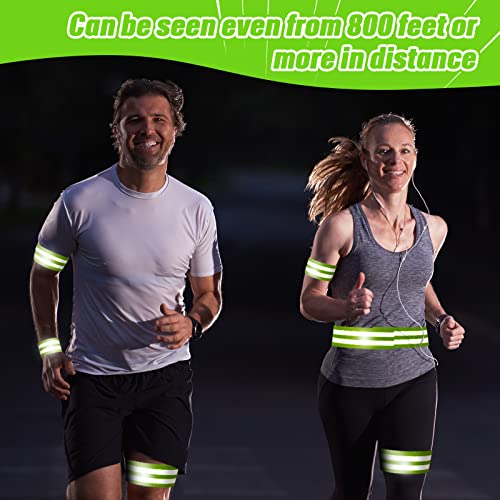 Zubehe Reflective Bands 48 Pieces, Reflector Tape Straps - color: Green