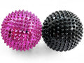 2X Spiky DBT Skill Balls | Magnetic Stress Relief Balls | Spiky Massage Balls for Relaxation, Tension Release, Focus & Mobility (Black/Pink, 2 Inch) - color: Black/Pink, size: 2 inches