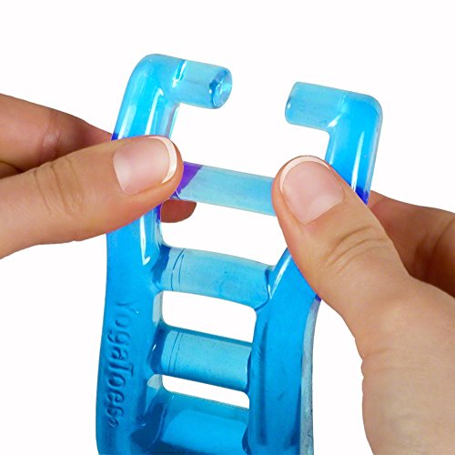 YogaToes® Classic for Women - Small Fits 7 and up Sapphire Blue: Toe Stretcher & Toe Separator. Fight Bunions, Hammer Toes, Foot Pain & More! - size: Small (Pack of 1)