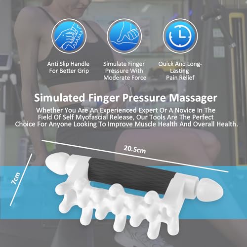 Fascia Massage Tool Myofascial Release Blaster Tools for Anti-Cellulite Skin Soothing Lymphatic Drainage Trigger Point Deep Tissue Neck,Shoulder,Lower Back,Psoas,Thighs,Butt & Full Body(Black) - color: Black, size: Small