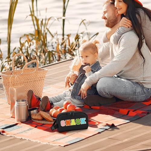 Cerbonny Small Cooler Bag,Freezable Lunch Bag,Built-in ice pack - color: Black - Snack