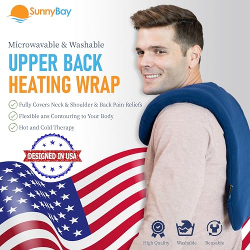 SunnyBay Weighted Microwavable Heating Pad, Shoulder and Upper Back, XL - size: X-Large (Pack of 1)