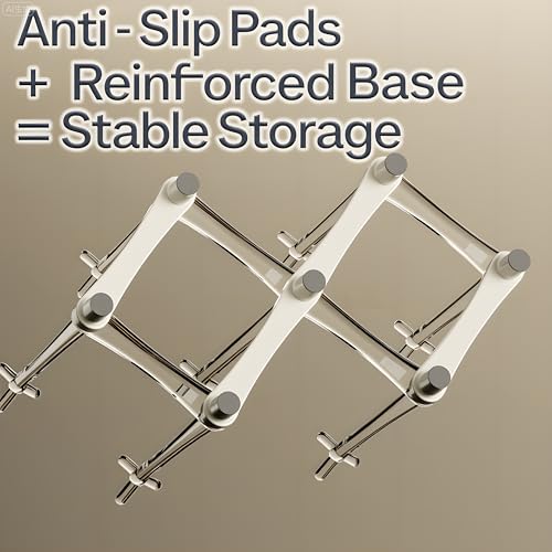 2-Pack Expandable Bottle Drying Rack, Gray - color: Gray