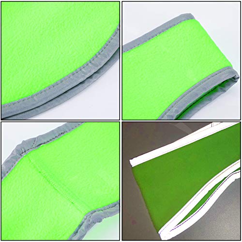 Geyoga 2Pcs Winter Running Ear Warmer Headband for Women Men - color: Fluorescent Green
