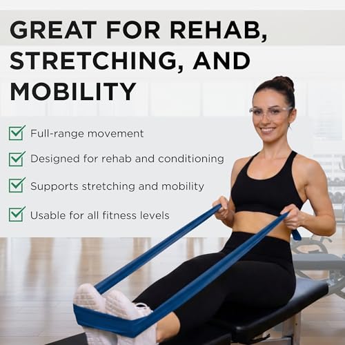 THERABAND Resistance Bands Set, Elastic Bands for Exercise & Physical Therapy, Strength Training for Upper & Lower Body Fitness - size: Advanced - 2 Pack, style: Latex