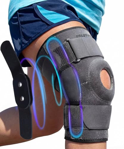Sparthos Knee Brace for Women & Men - Meniscus Tear Support - Gray-XXXL