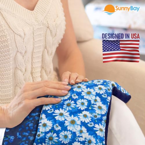 SunnyBay Heating Pad, Neck and Shoulder Wrap, 6x11 inch, Eucalypse - color: Pack of 2 - Euca