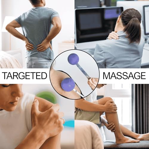 Bongers Handheld Deep Tissue & Trigger Point Massage Tool - color: Purple Passion