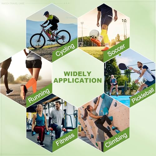 Sun Protection Leg Sleeves, Sports Compression Leg Cooling Ice Silk Sleeves with Anti-slip Silicone Strips - color: Green