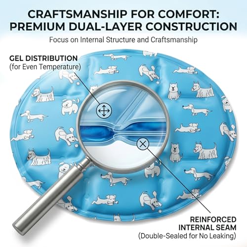 Large Full Body Ice Pack - Reusable Back Cold Pack, Hip, & Leg Pain Relief - Flexible Cold Therapy Wrap for Muscle Soreness, Injury Recovery & Relaxation (Blue-B)