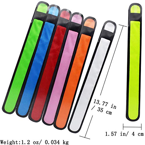 LED Glow Slap Bracelets Light Up Wristbands Flashing Arm Wrist Bands High Visibility Safety Gear Lights for Cycling Walking Running Concert Camping Outdoor Sports, Fits Women Men - color: 2 Pack - White