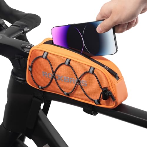 ROCKBROS Top Tube Bike Bag Narrow Slim Design Lightweight Portable - color: STYLE 4
