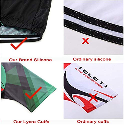 Cycling Jersey Men Bike Short Sleeve with 3 Rear Pockets,Reflective Breathable,Quick Dry,Bicycle Shirt S-3XL - color: Cc6473, size: Small