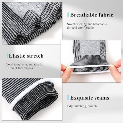 Haysandy 4 Pcs Kids Ankle Brace Support, Gray, 5-10 Years - color: Gray, size: 5-10 Years