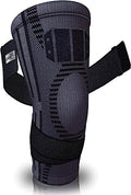Pure Support Knee Brace with Straps, Compression Sleeve for Running, Arthritis Pain, Sports - size: X-Large