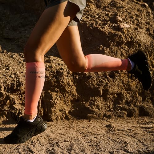 CEP 2024 Women's Ultralight Compression Calf Sleeves - 20-30mmHg Athletic Running Performance - color: Blue/Light Blue, size: 3
