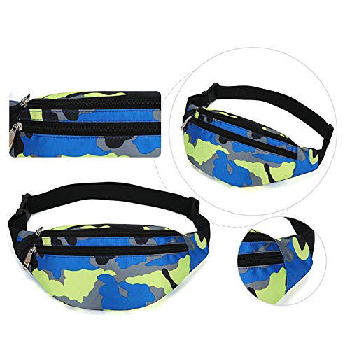 Fanny Pack for Men & Women, Fashion Waterproof Waist Packs with Adjustable Belt, Casual Bag Bum Bags for Travel Sports Running. - color: M-Light Yellow