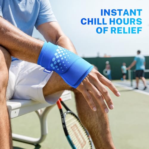 Thumb & Wrist Ice Pack Wrap, Long-Lasting Cold Compression for Pain Relief - size: L/XL, style: Blue