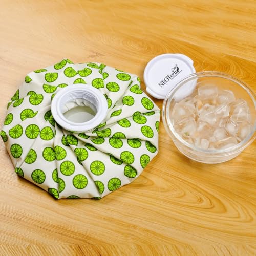 Neotech Care Ice Bag with Screw Top Lid (Blue Design, 8 inch) - color: Blue, size: 8 Inch