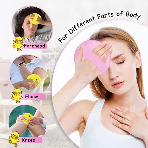 Ice Packs for Injuries Reusable 2 Packs Cold or Warm Compress - style: Pig + Duck