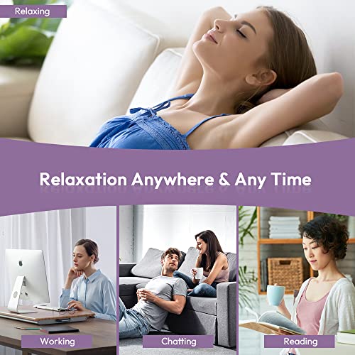 Microwavable Heating Pad with Washable Cover, 8 x 18 Microwave Heating Pad for Neck and Shoulders, Moist Heat Bean Bag Warm Compress for Knee, Joints, Wrist, Abdomen (Dark Purple) - color: 8 X 18" Dark Purple - 1 Pack