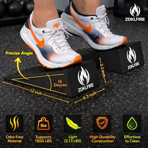 Non-Slip Squat Wedge Block, 2 Pack