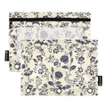 Goth Bat Pencil Pouches for 3 Ring Binder 2 Pack - color: Goth Bat