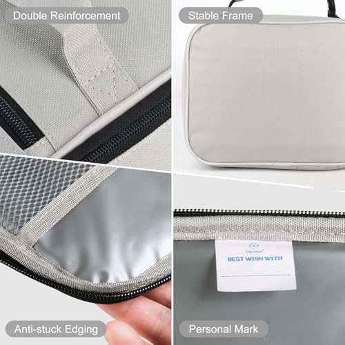 Genteen Kids Insulated Lunch Box for Boys Girls,Back to School,Office - color: C-1pk Gray