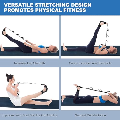 Knee Recovery Stretching Aid, Mobility and Flexibility Support Strap, Rehabilitation Equipment for Knee Pain