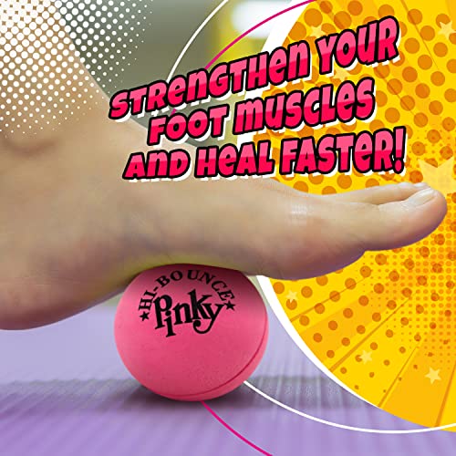 JA-RU Hi-Bounce Pinky Bouncy Ball for Kids (2 Pk) 976-2 - size: 2 Pack