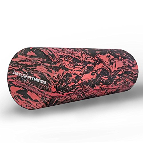 Rep Fitness Dense Foam Roller | 18" Muscle Recovery Tool | High Density Massage Cylinder | Back Pain Relief Equipment | Yoga Exercise Gear | Trigger Point Therapy Roller