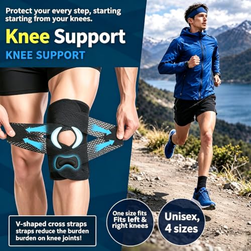 Knee Brace for Women & Men, Knee Brace for Knee Pain, Meniscus Tear,