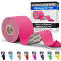 SB SOX Original Cotton Kinesiology Tape Roll (16ft) - color: Pink - Uncut