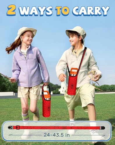 Miss Adola Kids Water Bottle Carrier, 14-20 Oz, Red Line - color: Red Line, size: Fits for 14-20 oz