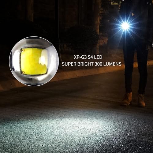 MecArmy CPLU Wrist Flashlight, Compact USB-C Rechargeable EDC LED Light, 300 Lumens, Double-Click Anti-Misfire, IPX6 Waterproof, for Running, Night Walking, Hiking - Fits on Watchband/Strap Systems - color: Alumium Black