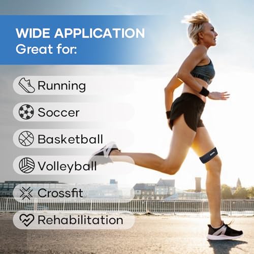 EXVITAL IT Band Straps Iliotibial Band Brace Relieve ITB Syndrome - style: 2 Pack