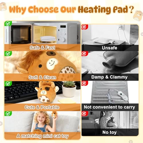 Highland Cow Microwavable Heating Pad – Weighted Stuffed Animal for Cramps, Stress & Muscle Relief, Lavender Scented Warm Plush Highland Cow, Cozy Gift for Women & Teens, Removable Heat Pack - color: Highland Cow Stuffed Animal