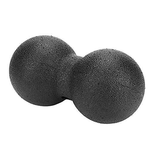 Peanut Massage Ball, 16x8cm Foam Two Ball Massage Roller - color: Black, size: 16x 8cm double balls