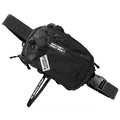 Modular NO-BOUNCE Rave Fanny Pack & Anti-Theft Sling Bag for Men - color: BLACKOUT