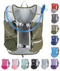 Lightweight Running Vest for Women and Men Hydration Backpack Pack with 1.5L Water Bladder Bag Running Gear Accessories for Hiking Trail Cycling Marathon