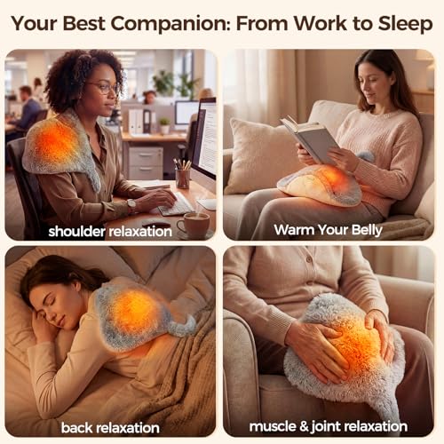 Mewaii Microwavable Stuffed Animal Stingray Plush, for Period Cramps, 10in - style: Stingray