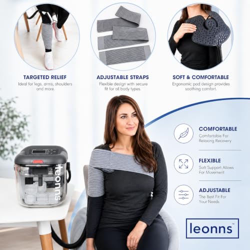 LEONNS Cold Therapy Machine for Knee, Shoulder, Back & Hip | Universal Pad - style: Machine + Universal Pad